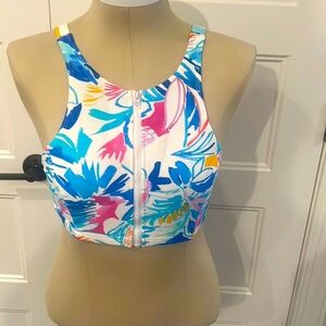 EUC! Venus Zip Bikini Top